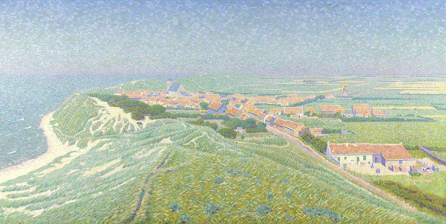 View of Zoutelande on the Island of Walcheren, Ferdinand Hart Nibbrig, 1900 - 1912 Painting by Celestial Images