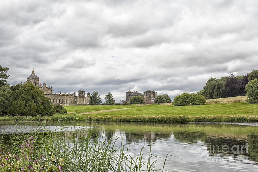 View on Castle Howard Yorkshire Photograph by Patricia Hofmeester
