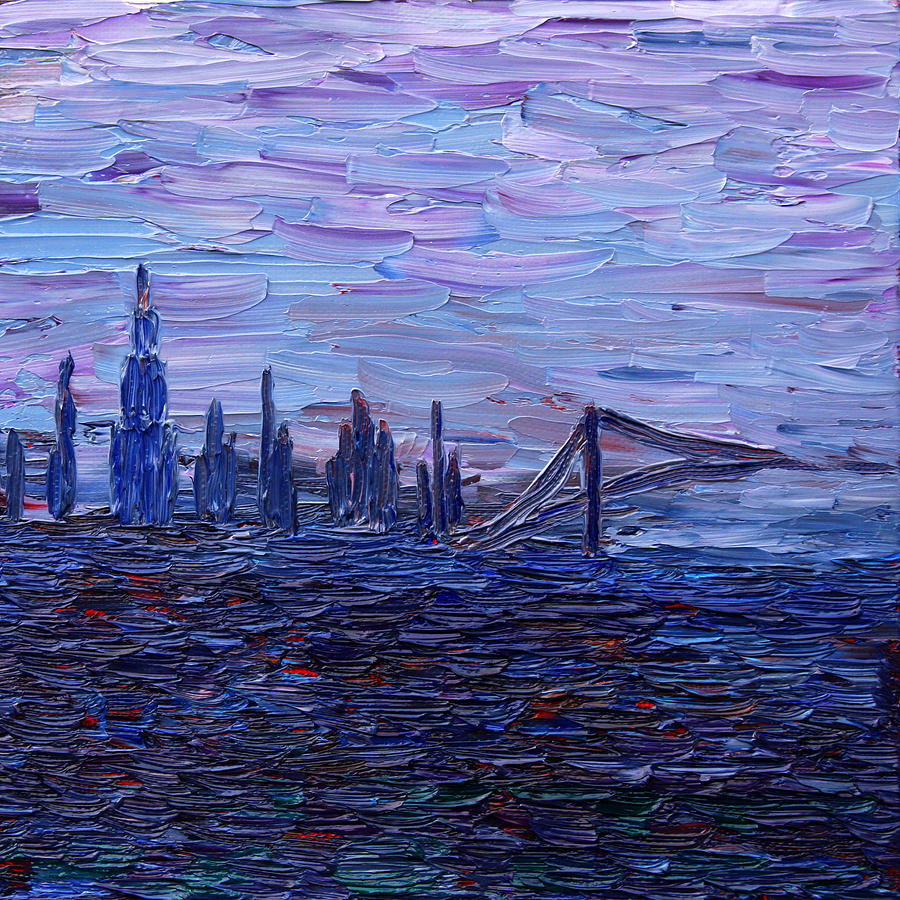 View on New York Painting by Vadim Levin