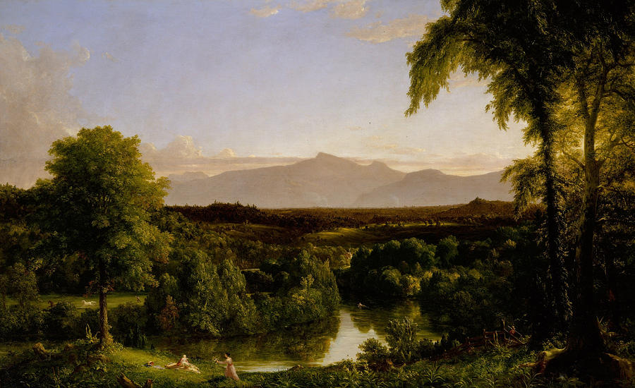 View on the Catskill Early Autumn Painting by Thomas Cole