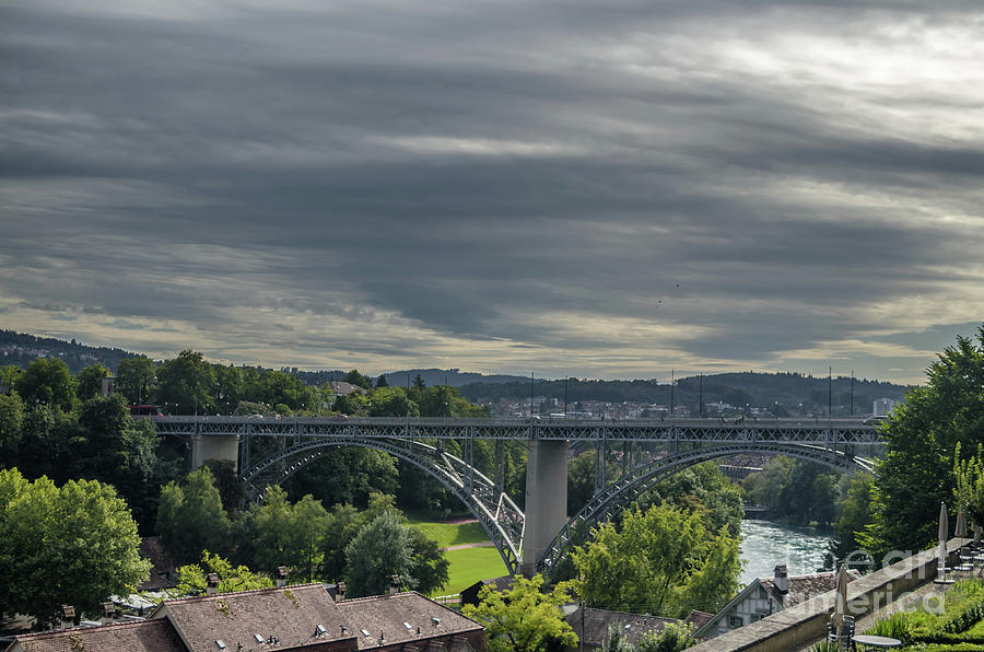 view on the Kirchenfeld Bridge Photograph by Michelle Meenawong