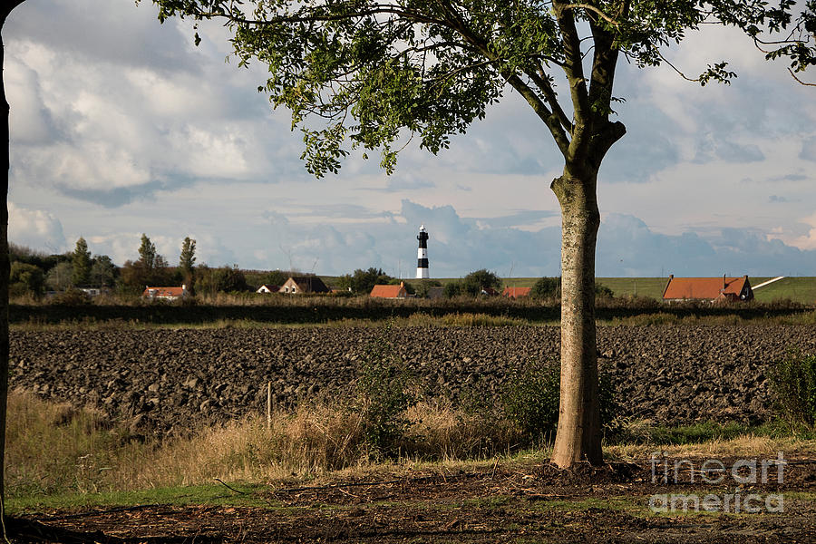 View on the lighthouse of Breskens by Adriana Zoon View on the lighthouse of Breskens by Adriana Zoon