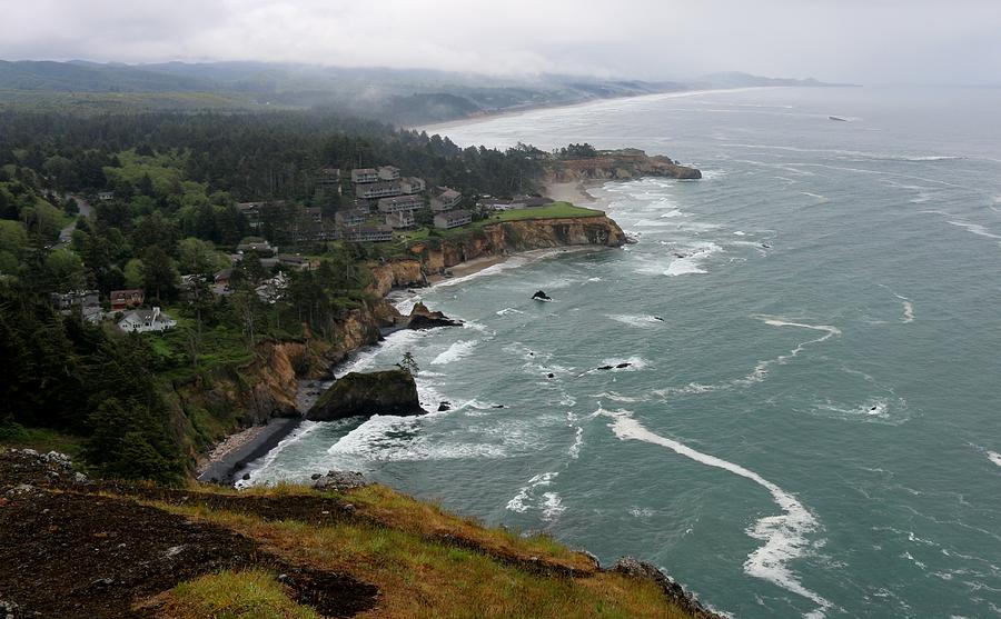 View on the Oregon Coast  Photograph by Christy Pooschke