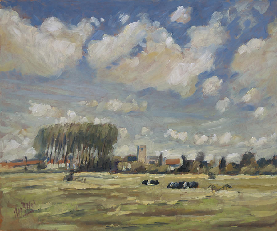View on Wareham Dorset UK Painting by Nop Briex