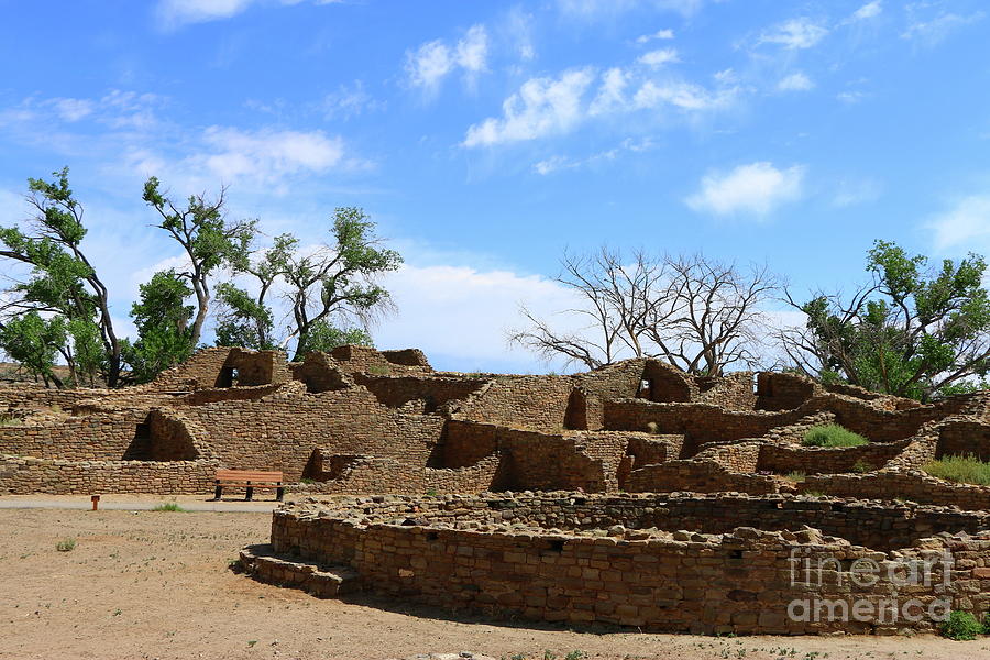 View Over  Aztec Ruins Photograph by Christiane Schulze Art And Photography