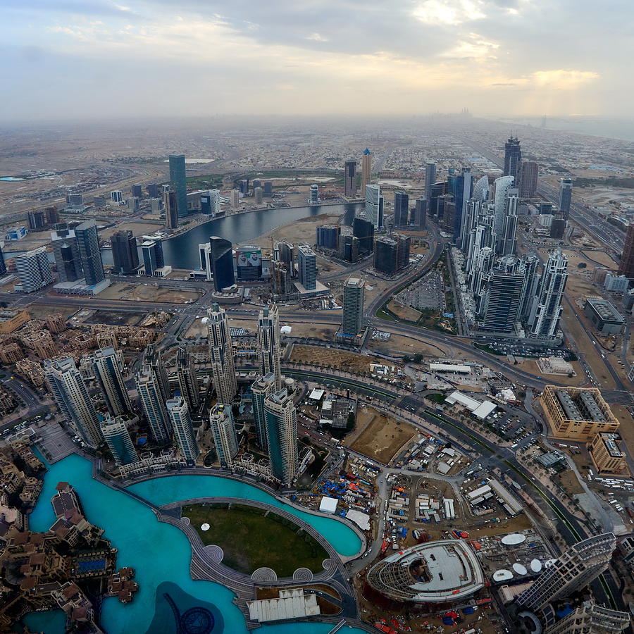 View over Dubai Photograph by Jouko Lehto