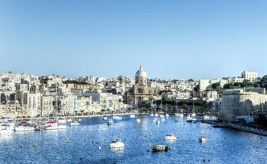 View over Kalkara Malta HDR Photograph by Jacek Wojnarowski - Fine Art ...