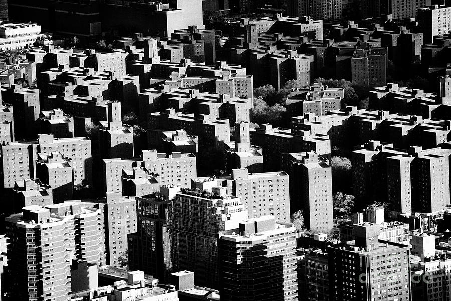 New York City Photograph - view over stuyvesant town and peter cooper village postwar housing projects lower manhattan New York by Joe Fox