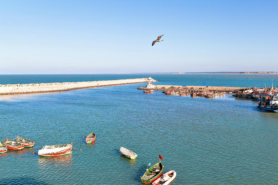 view over the Atlantic Ocean in El Jadida in Morocco  Photograph by Gina Koch