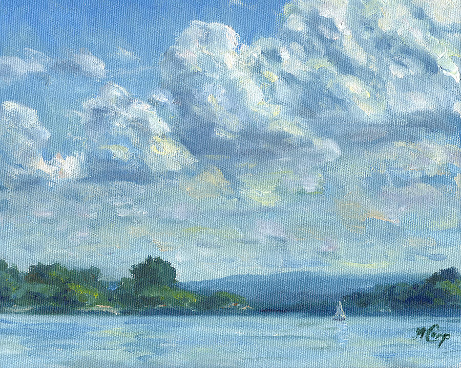 View over the Bay Painting by Michael Camp