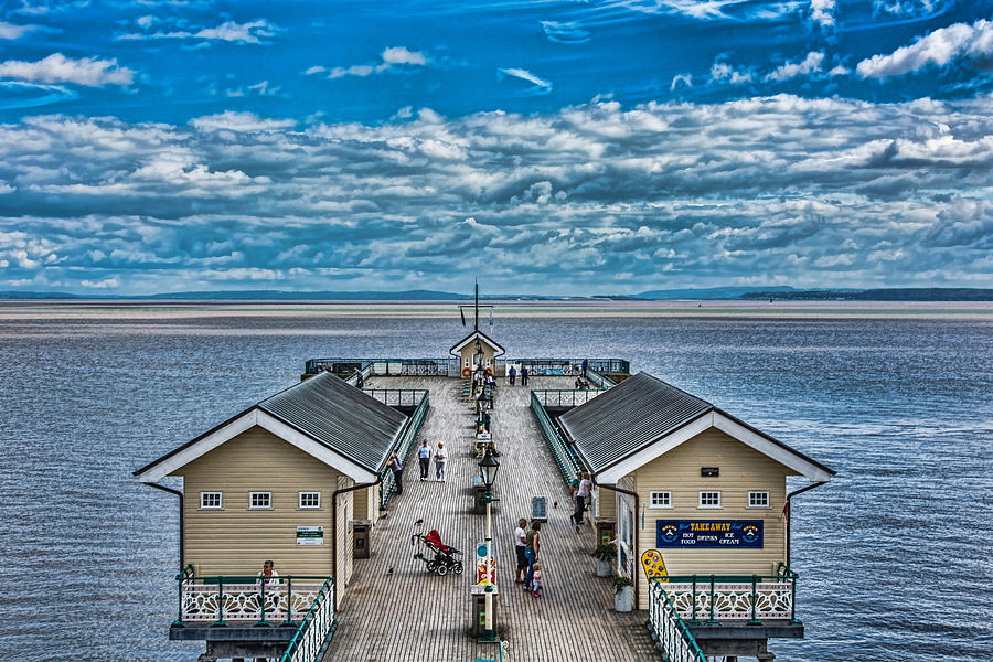 View Over The Pier Photograph by Steve Purnell