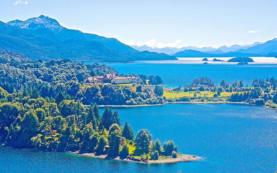 View Of Nahuel Huapi Lake Bariloche Argentina Stock Photo Alamy