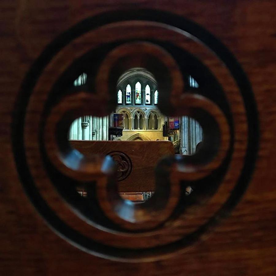 View Through A Pew  Photograph by Katie Cupcakes