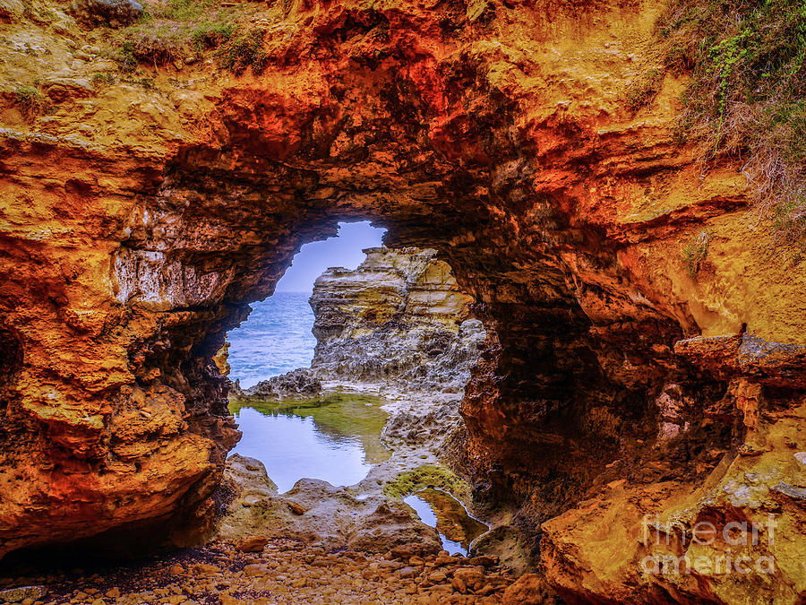 View Through the Grotto Photograph by Lexa Harpell