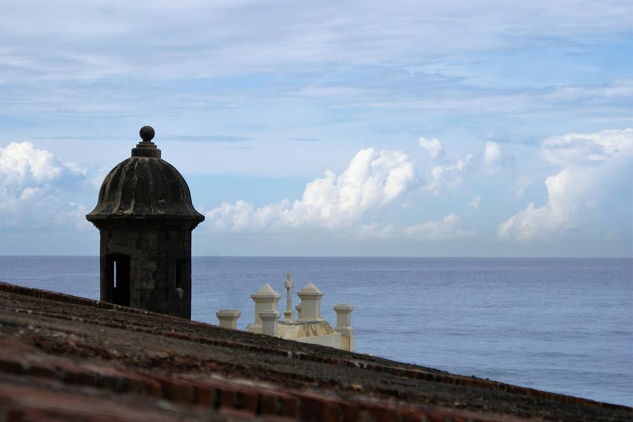 View to the Sea from El Morro Photograph by Lois Lepisto