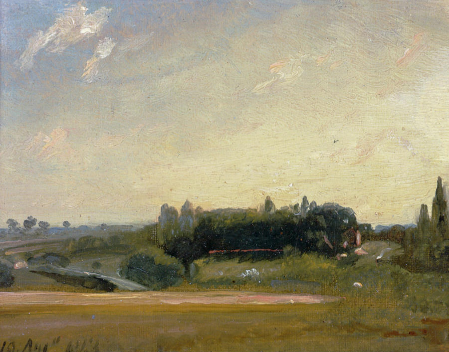 John Constable Painting - View Towards the Rectory, East Bergholt by John Constable