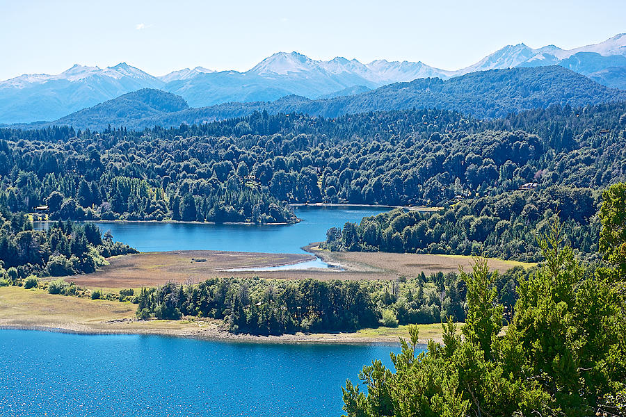 View Of Nahuel Huapi Lake Bariloche Argentina Stock Photo Alamy