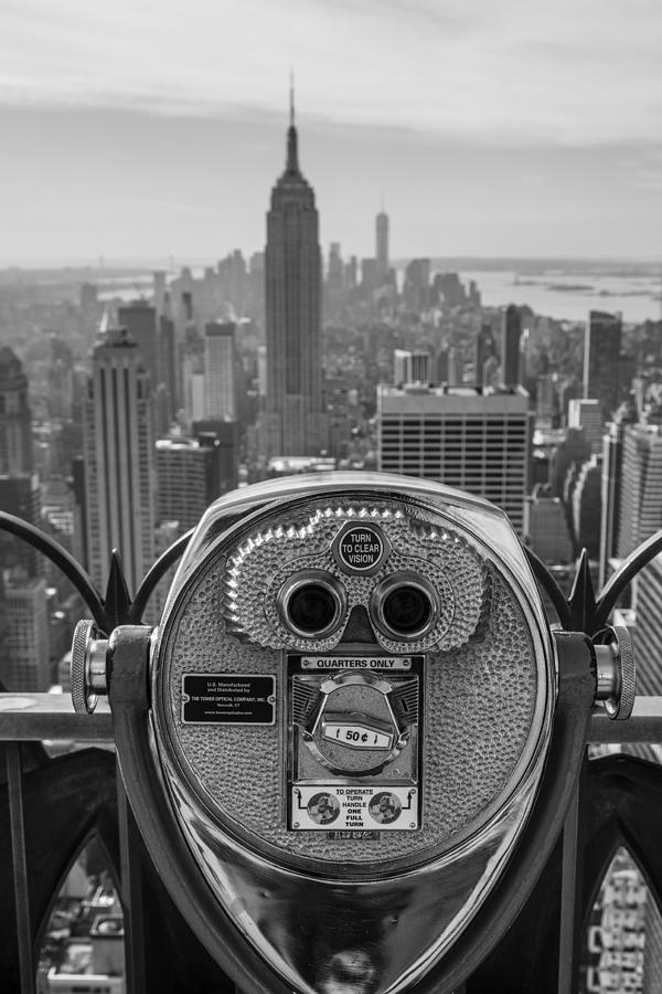 Viewing NYC Skyline Photograph by John McGraw