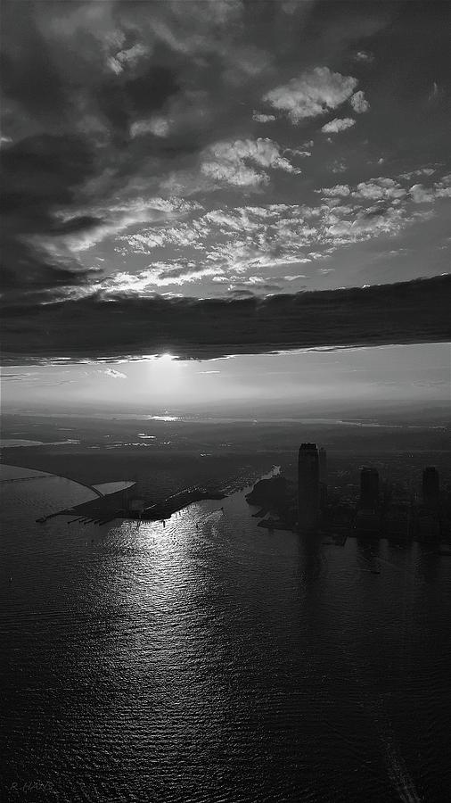 Views From The Freedom Tower B W Photograph by Rob Hans