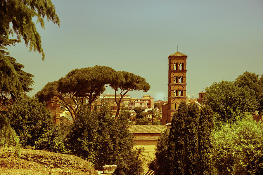 Views Of Rome. Santa Francesca Romana. Photograph