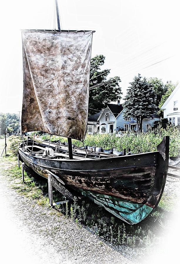 Viking Boat Photograph by Marcia Lee Jones