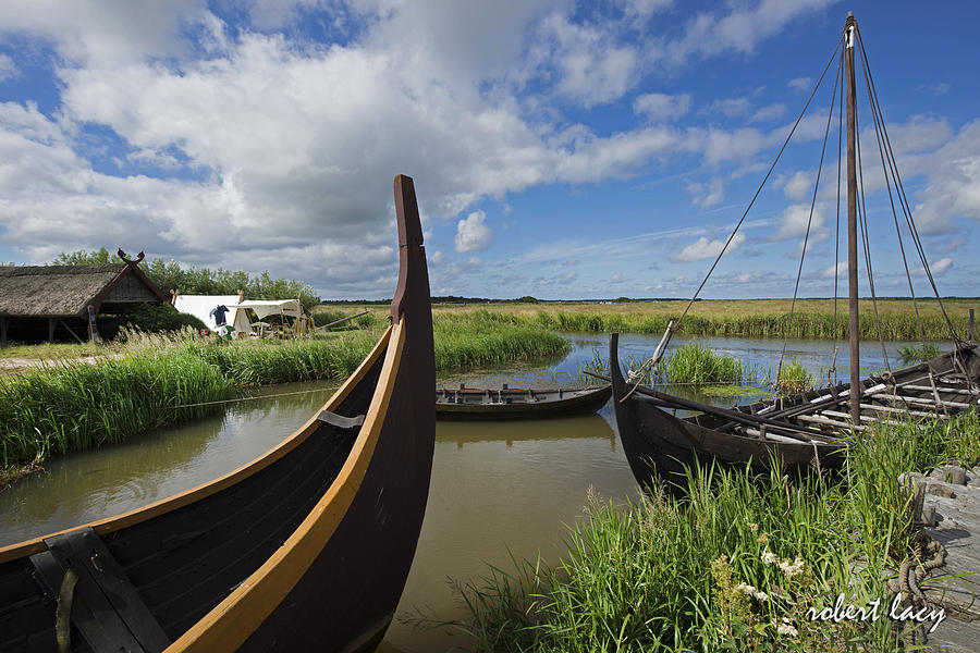 Boat Photograph - Viking Boats by Robert Lacy