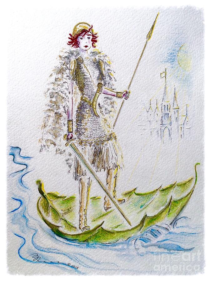 Viking Princess Painting