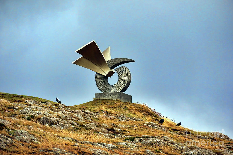 Viking Sculpture Borgarnes Iceland 6273 Photograph by Jack Schultz
