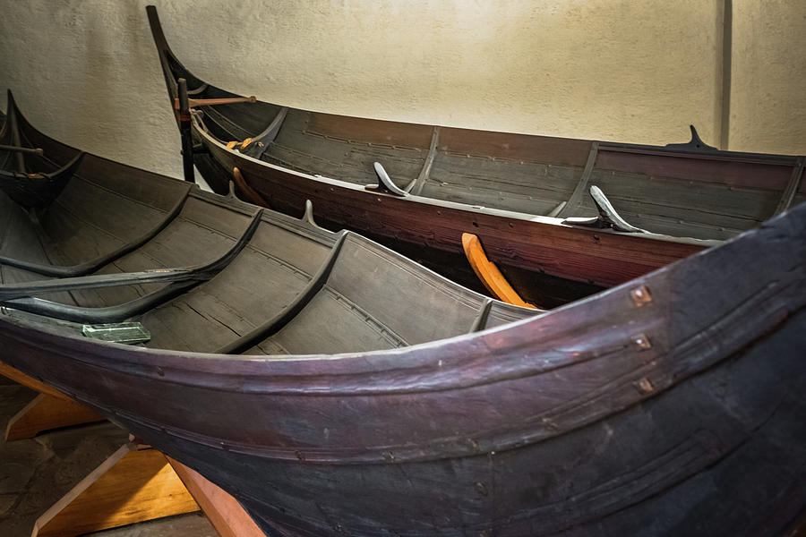 Viking Ship Museum Small Boats Photograph by Adam Rainoff