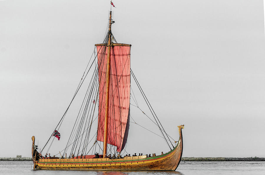 Viking Ship Photograph by Stewart Helberg