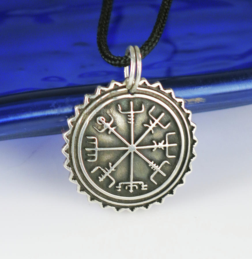 Viking Sterling Silver Vegvisir Pendant Jewelry by Virginia Vivier ...