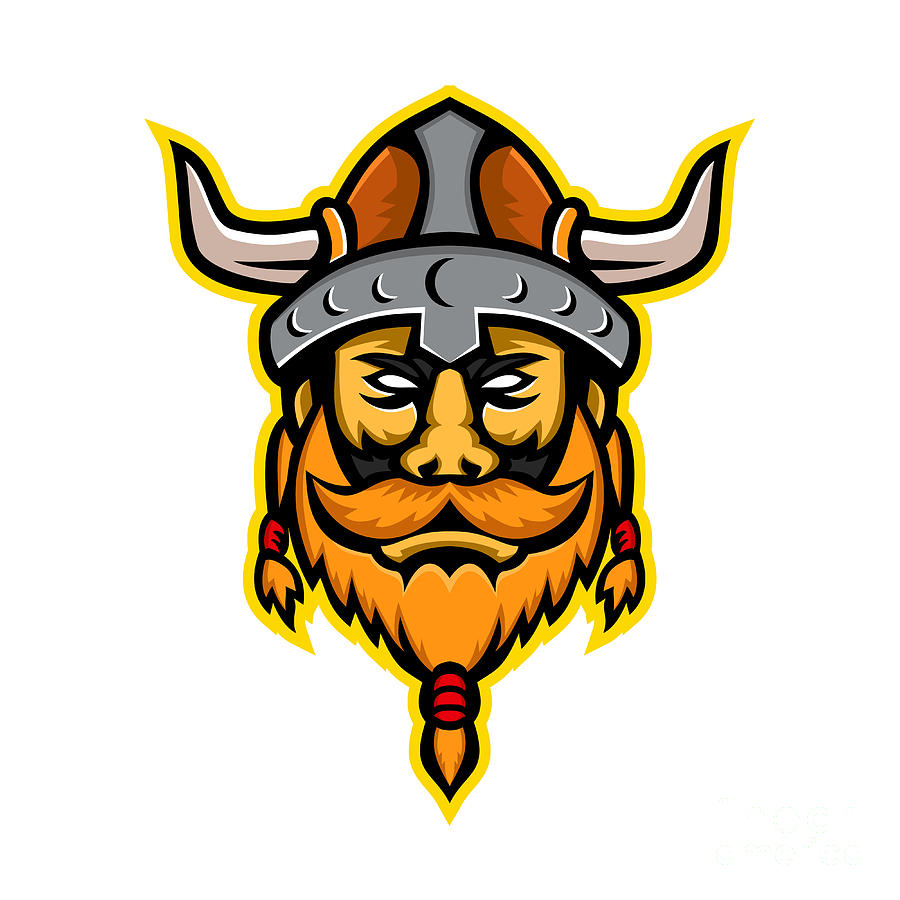 warrior head mascot