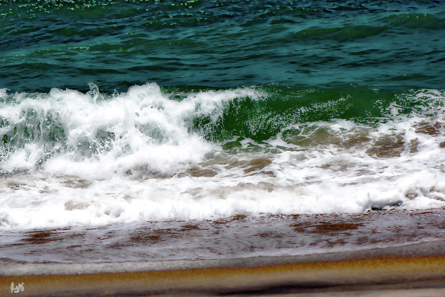 Vilano Beach Sand And Surf Photograph