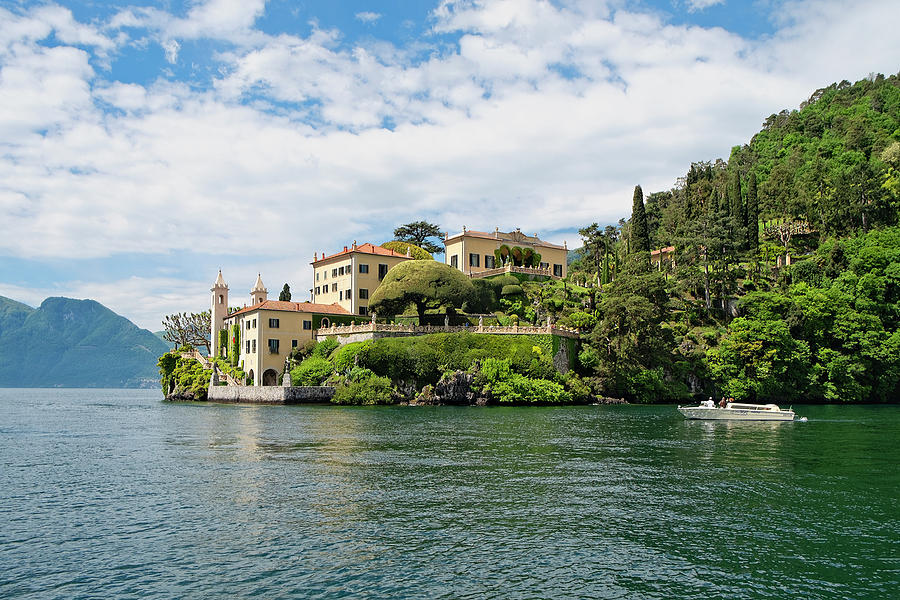 Villa del Balbianello on Lake Como Photograph by Catherine Reading