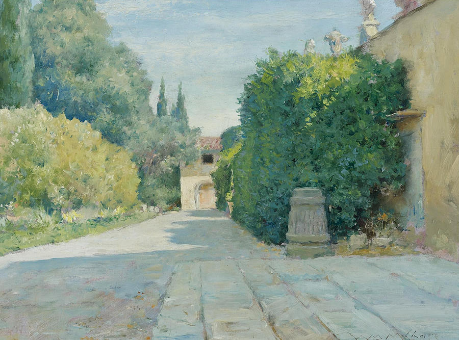 Villa in Florence Painting by William Merritt Chase