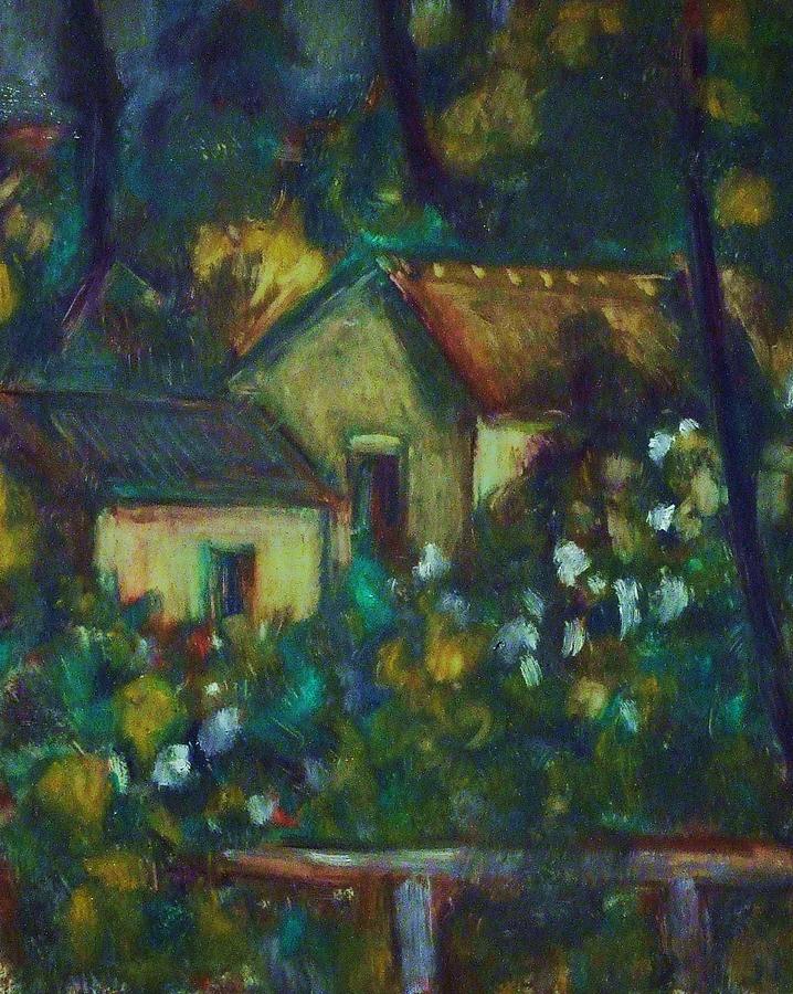 Landscape Painting - Villa Neska in Ciboure by Jean pierre  Harixcalde