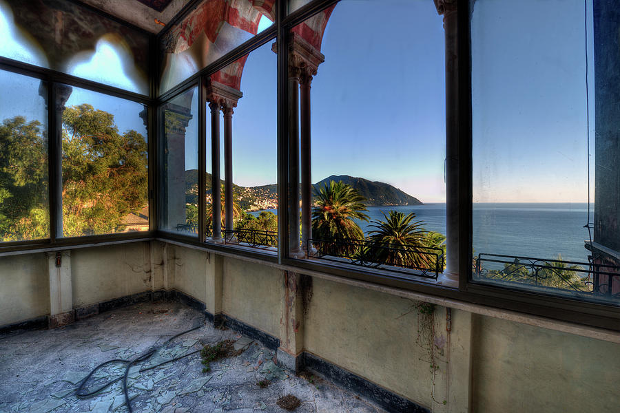Villa Of Windows On The Sea - Villa Delle Finestre Sul Mare II Photograph by Enrico Pelos