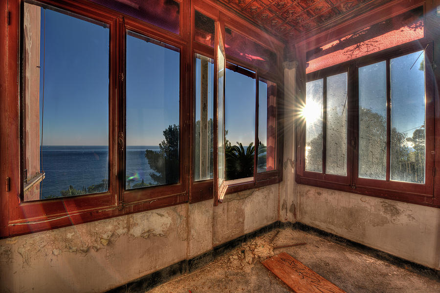Villa Of Windows On The Sea - Villa Delle Finestre Sul Mare IIi Photograph by Enrico Pelos