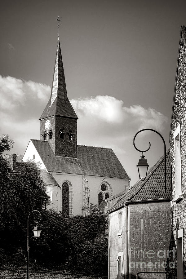 Village Church in France Photograph by Olivier Le Queinec