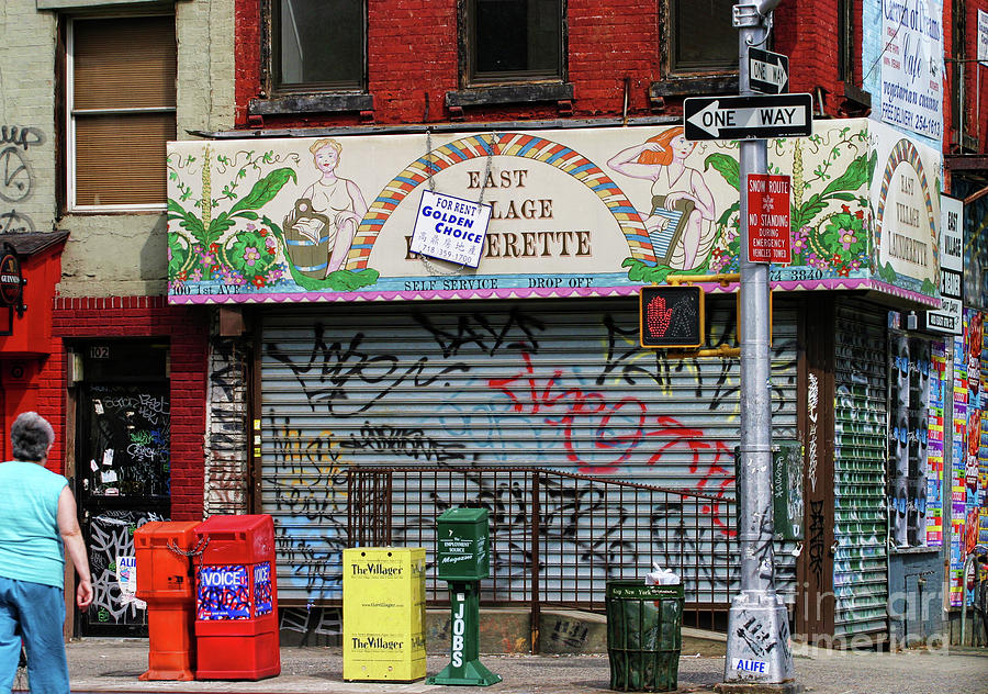 Village Graffiti Store Corner NYC  Photograph by Chuck Kuhn