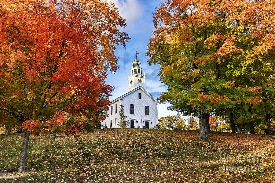 Village Green and Church Photograph by John Greim | Fine Art America