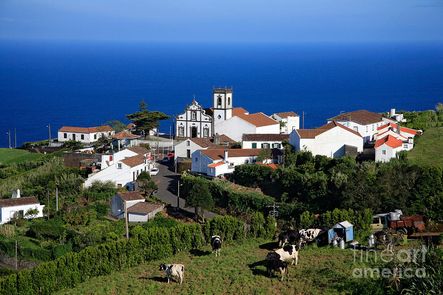 Village In The Azores Photograph