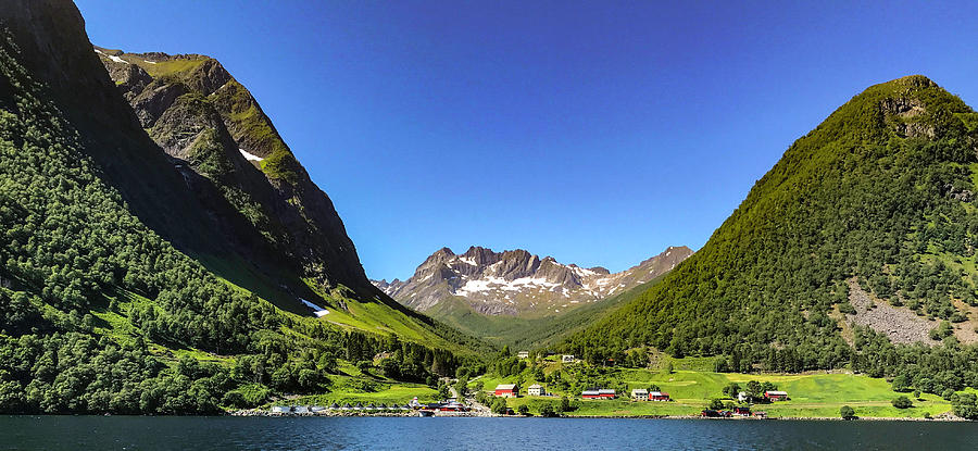 Village In The Fjord Valley Photograph By Kathleen Barngrover Fine