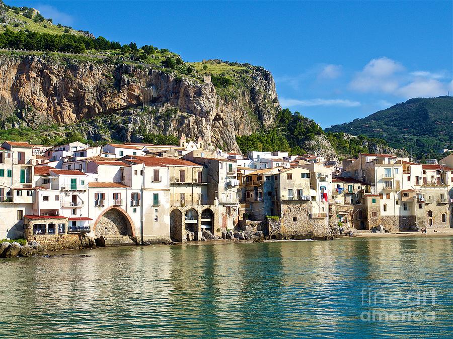 Village of Cefalu' Photograph by John C Saponara Jr - Fine Art America