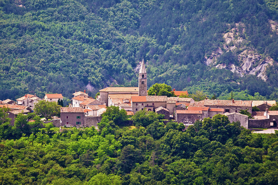Village of Roc in istrian inland Photograph by Brch Photography
