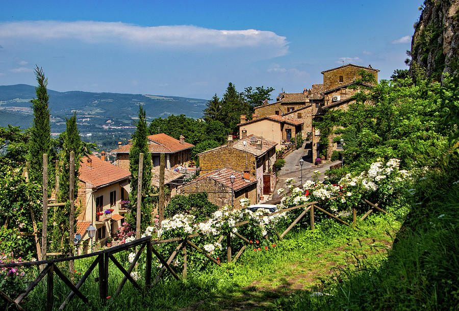 Village of Rocca Ripesena Photograph by Carolyn Derstine