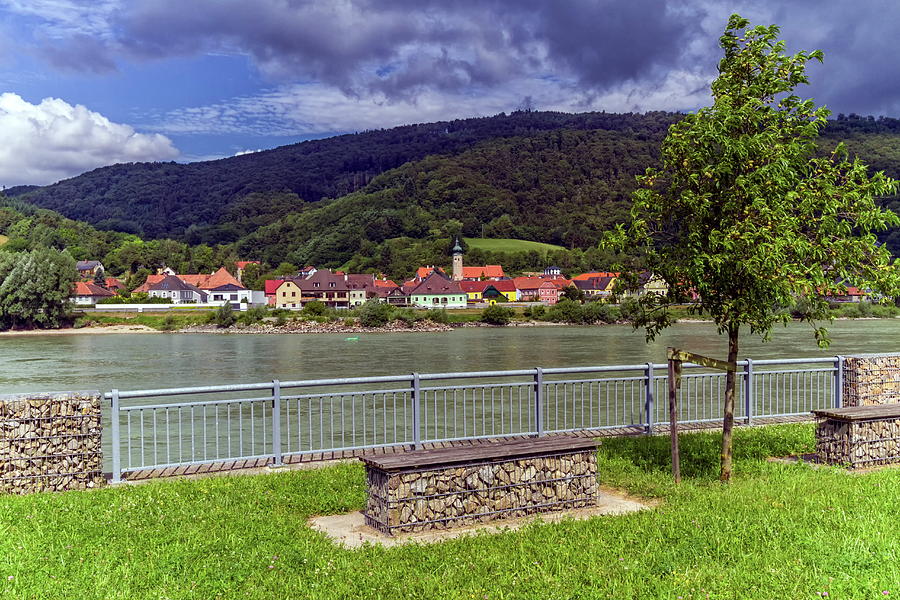 Village of Willendorf on the river Danube in the Wachau region, Austria Photograph by Elenarts - Elena Duvernay photo