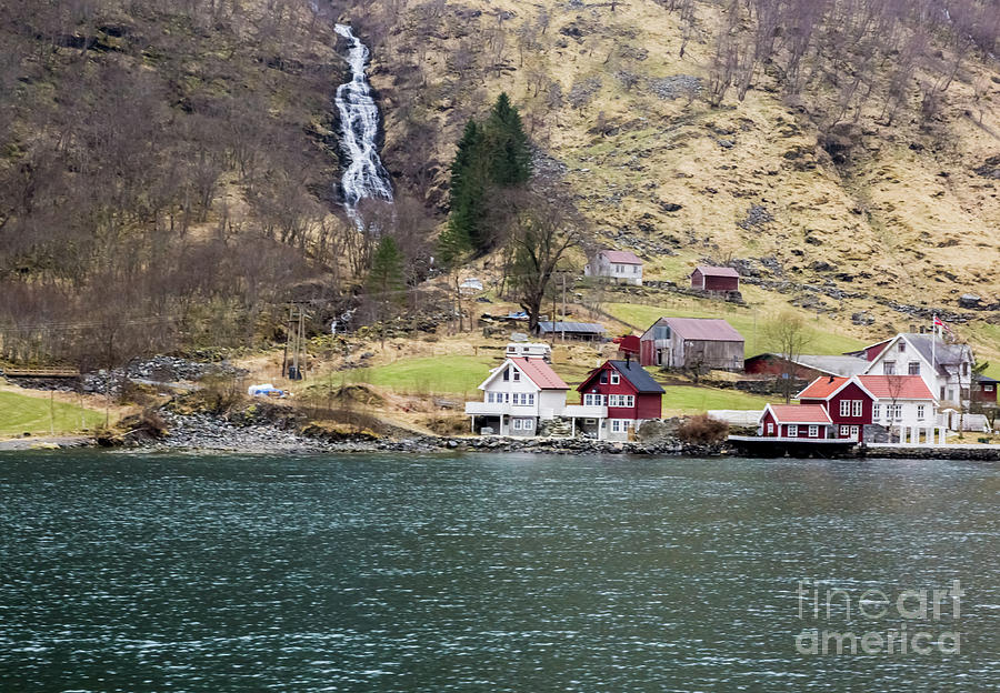 Village On A Fjord Photograph by Suzanne Luft