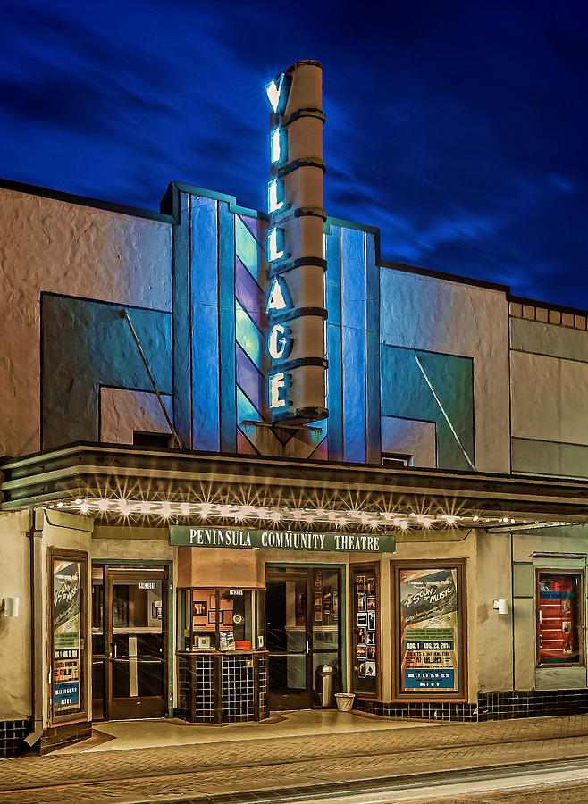 Village Theater Photograph by Jerry Gammon