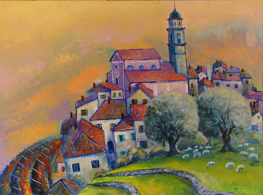 Ville del Monte Painting by Mikhail Zarovny